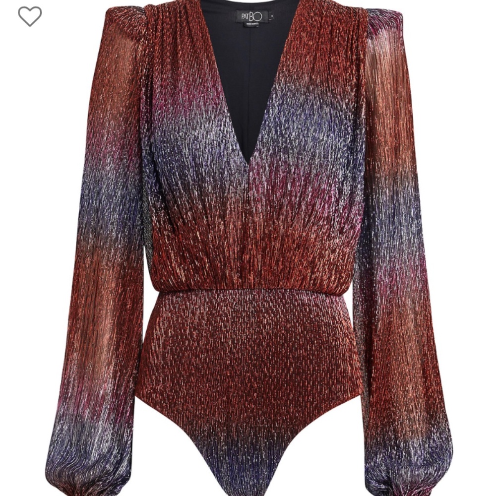Patbo lurex rainbow bodysuit